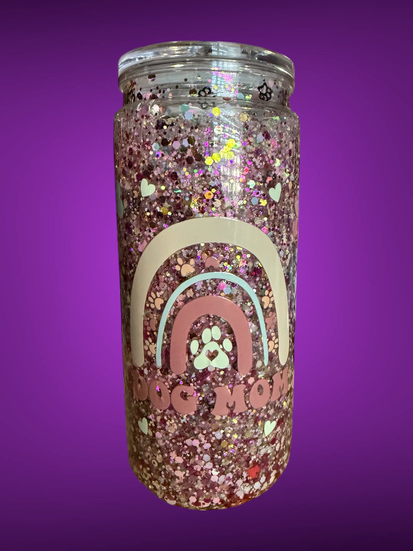 20oz Acrylic Snow Globe Tumbler