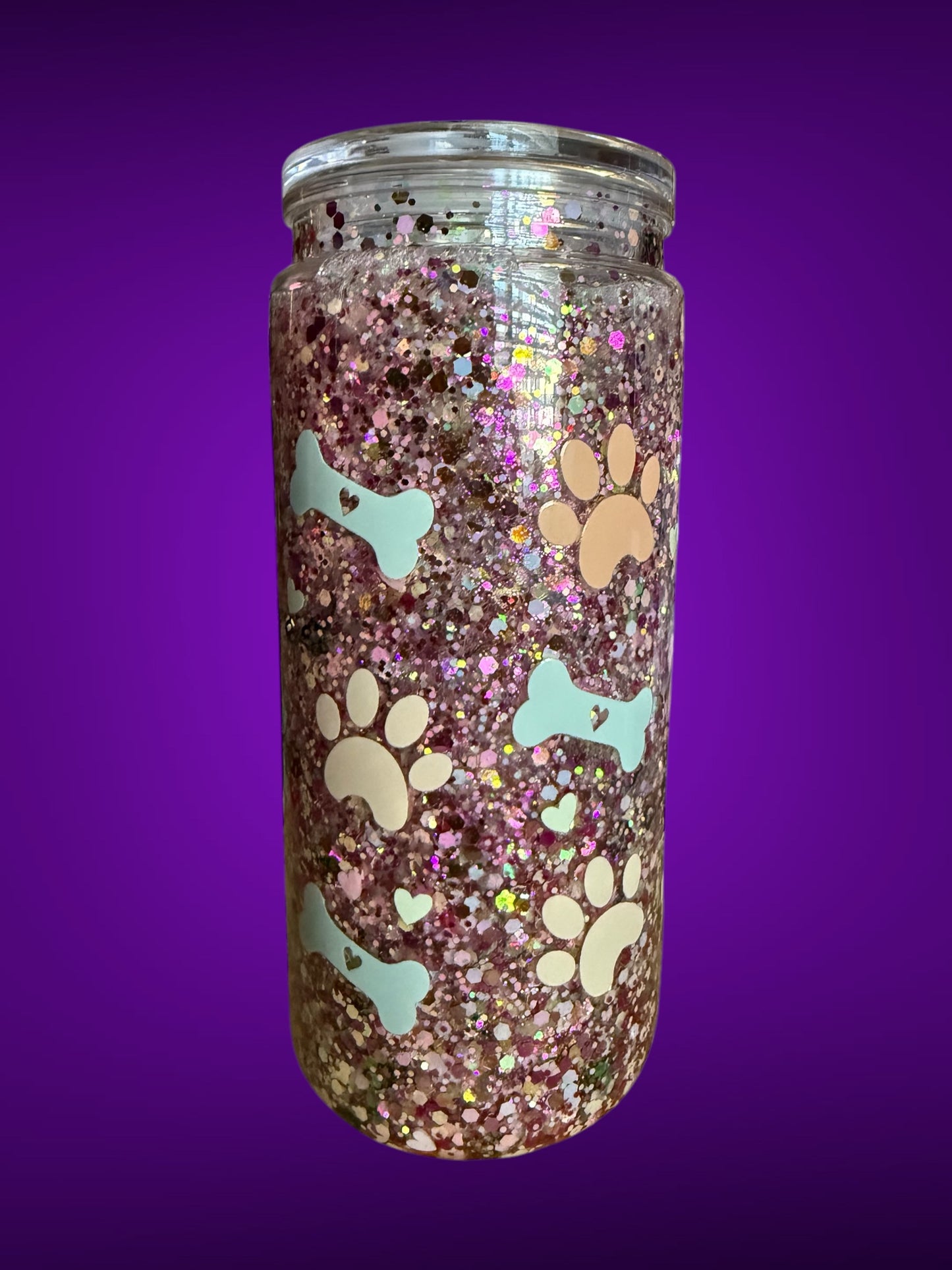 20oz Acrylic Snow Globe Tumbler