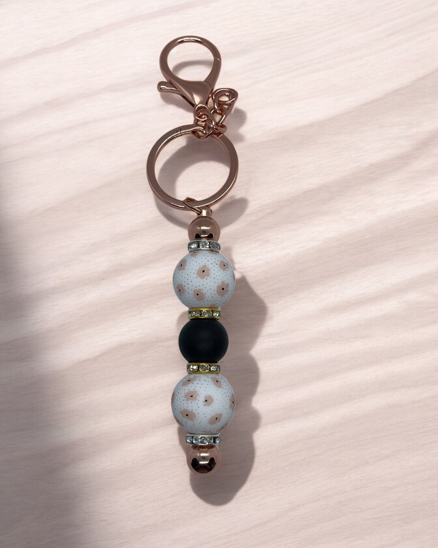 Beaded Bar Keychain