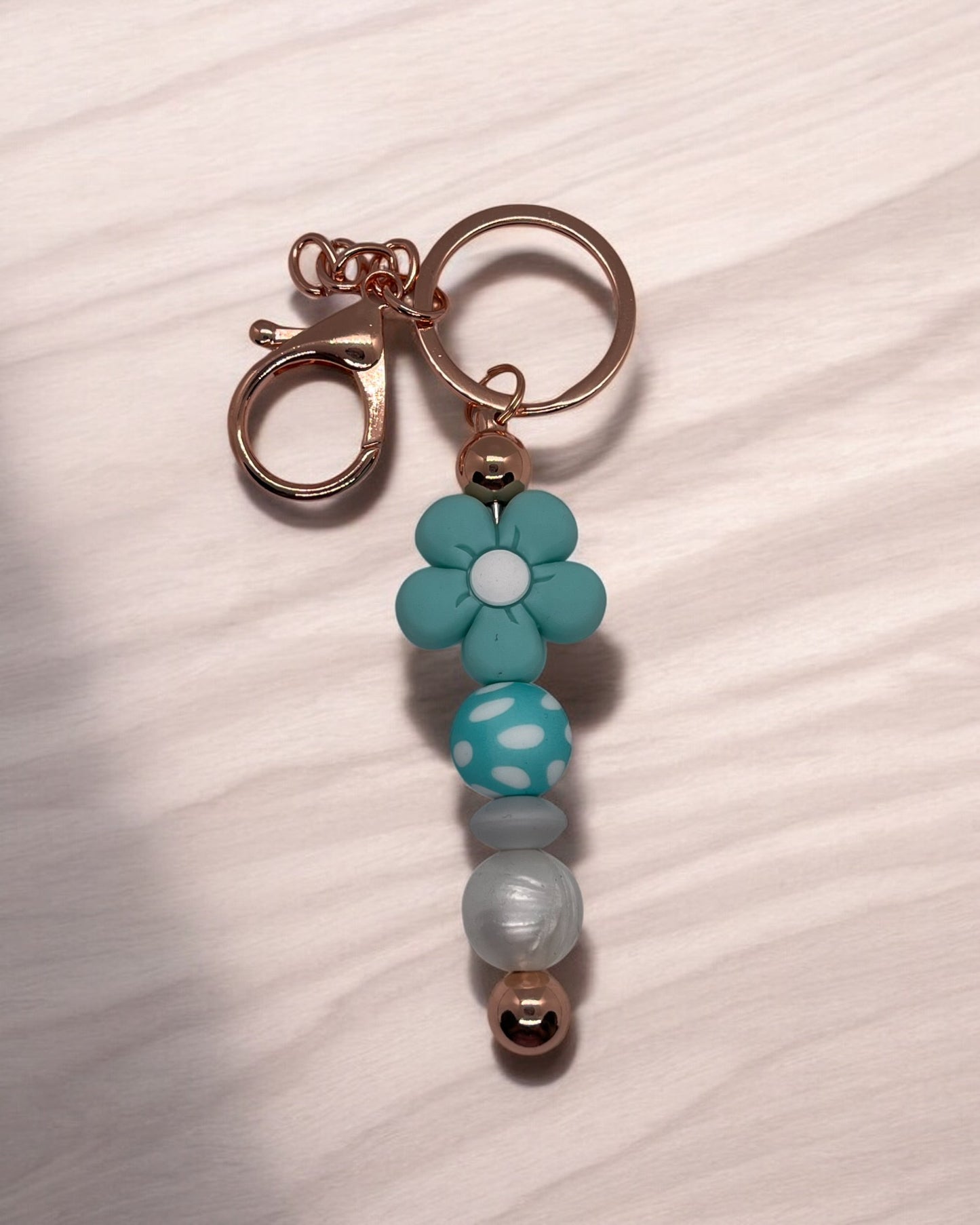 Beaded Bar Keychain