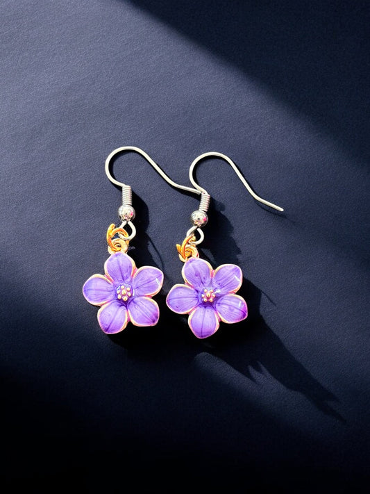 Pendientes de flores