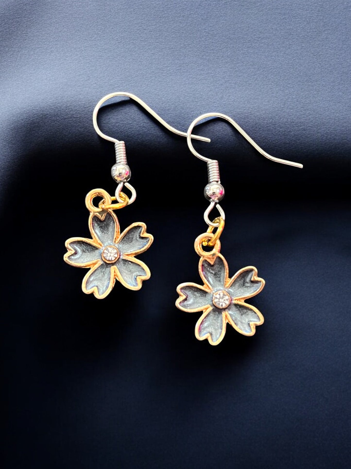 Pendientes de flores