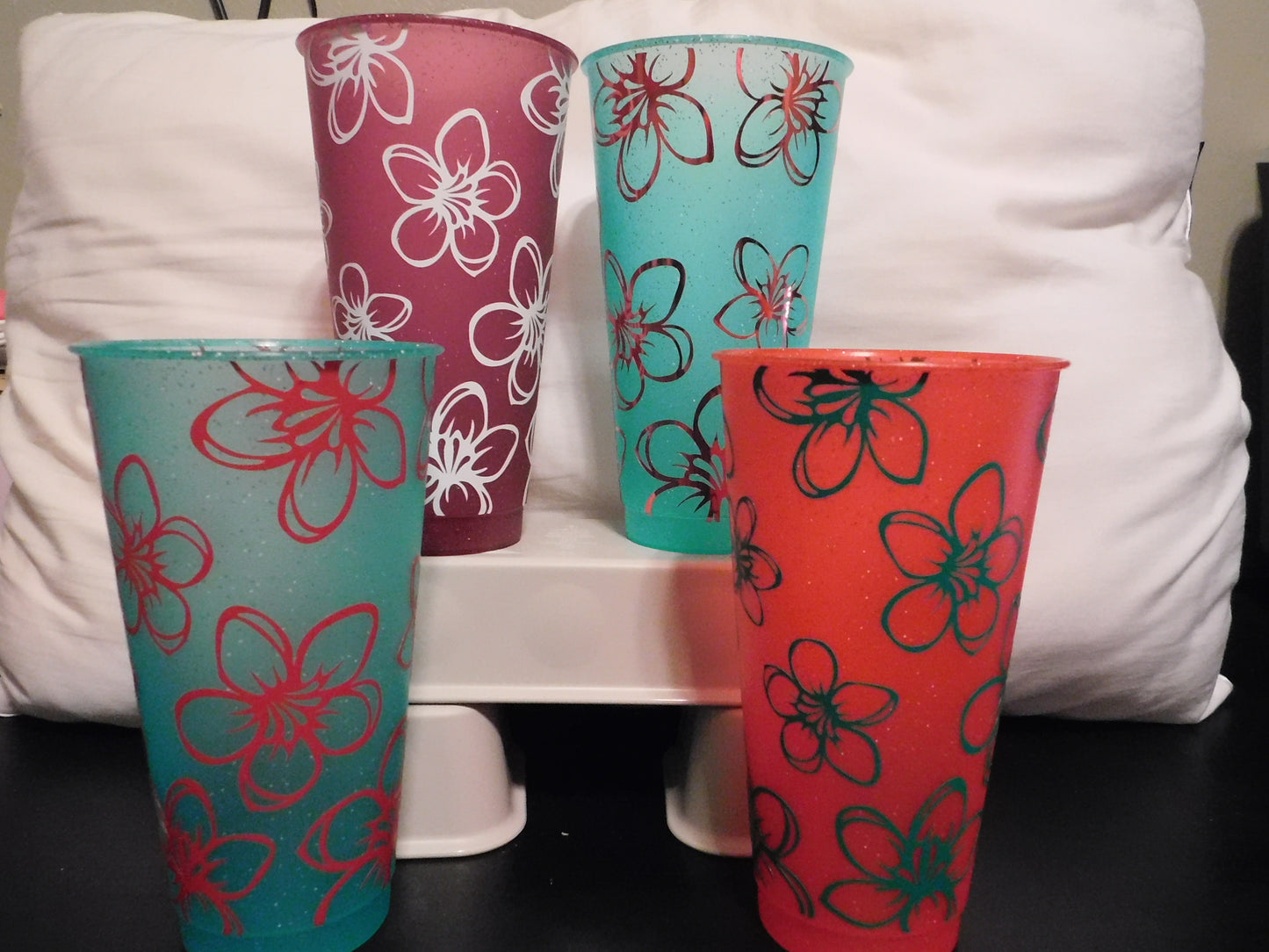 Hawaiian Flowers Cold Cup